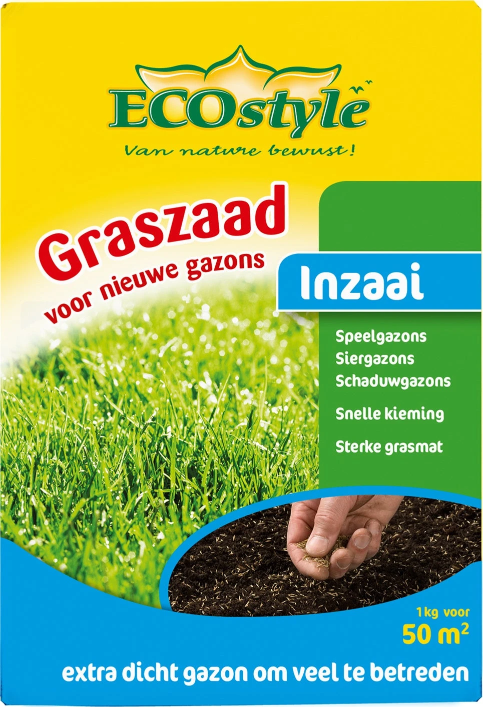 ECOstyle Graszaad-inzaai 1 Kg 2 ECOstyle Graszaad-inzaai 1 Kg - Afbeelding 2